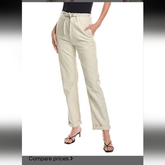 * Rag & Bone Linen Blend Pants - Picture 1 of 10